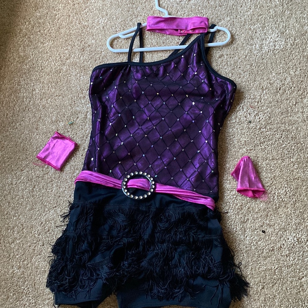 Jazz tap Flapper Fringe dance costume
